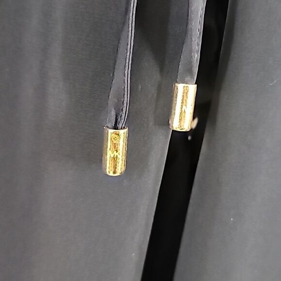 Michael Kors Women's Black Wide Leg Palazzo Pants Elastic Drawstring Waist Sz L - Picture 4 of 8